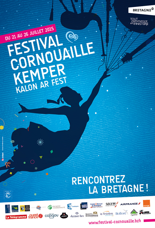 Affiche 2015 du Festival de Cornouaille