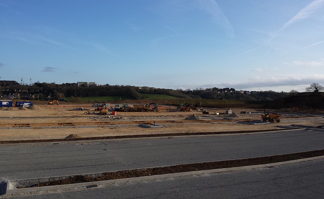 parkings travaux Leroy Merlin Quimper
