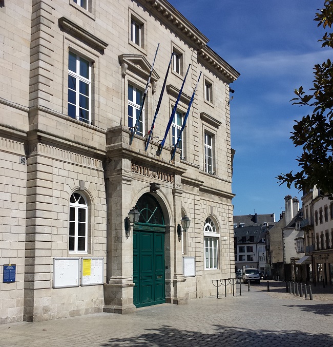 L'hôtel de ville de Quimper mairie