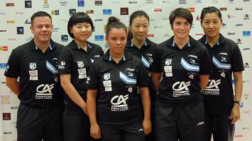 L'équipe féminine 2015 Quimper Cornouaille Tennis de Table
